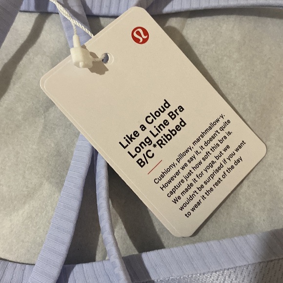 Lululemon Like a Cloud Long Line Bra B/C Ribbed - Picture 5 of 6